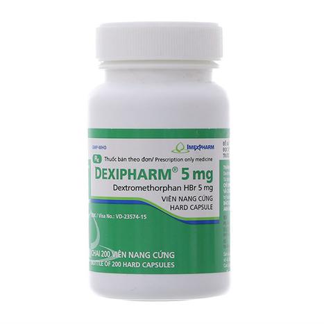 Dexipharm 5mg (Dextromethorphan) Imexpharm (C/200v)(Viên Nang)