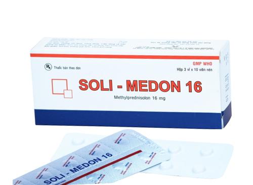 Soli - Medon 16mg (Methylprednisolon) Pfizer (H/30v)