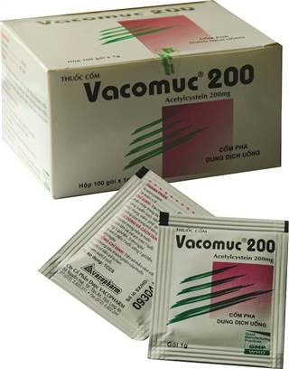 Vacomuc (Acetylcystein) 200mg Vacopharm (H/100g)