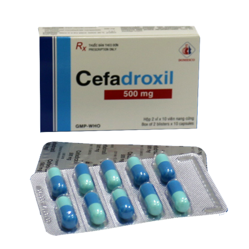 Cefadroxil 500mg Domesco (H/20v)