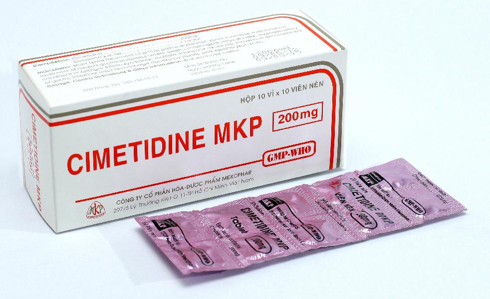 Cimetidin 200mg Mekophar (H/100v)