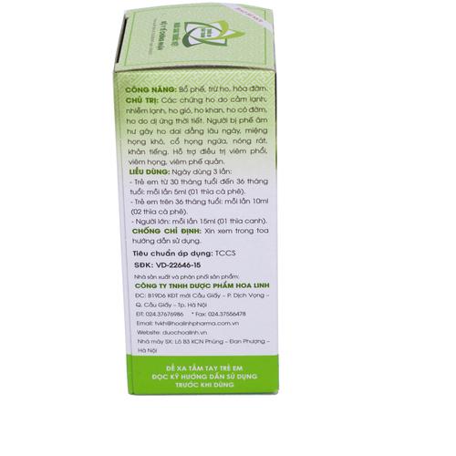 Siro Ho Bảo Thanh Hoa Linh (C/125ml) (Lớn)