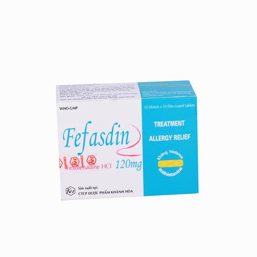Fefasdin (Fexofenadin) 120mg Khapharco (H/100v)