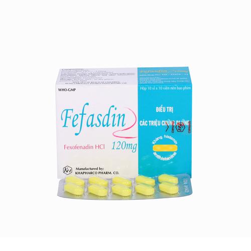 Fefasdin (Fexofenadin) 120mg Khapharco (H/100v)