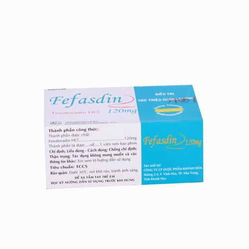 Fefasdin (Fexofenadin) 120mg Khapharco (H/100v)