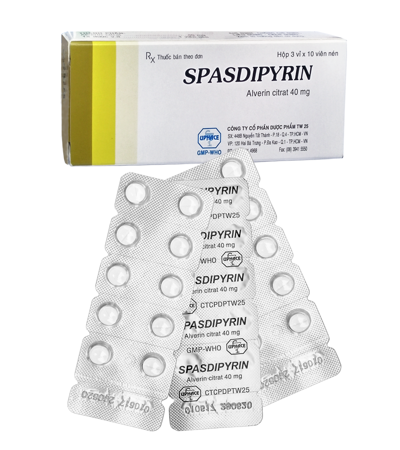 Spasdipyrin 40 (Alverin) Uphace (H/30v)