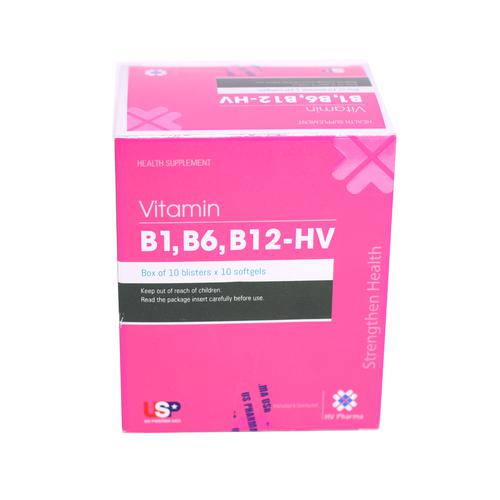 Vitamin B1, B6, B12 - HV US Pharma (H/100v)