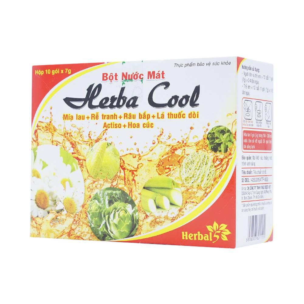 Bột Nước Mát Herba Cool (Lốc/10h/10g)