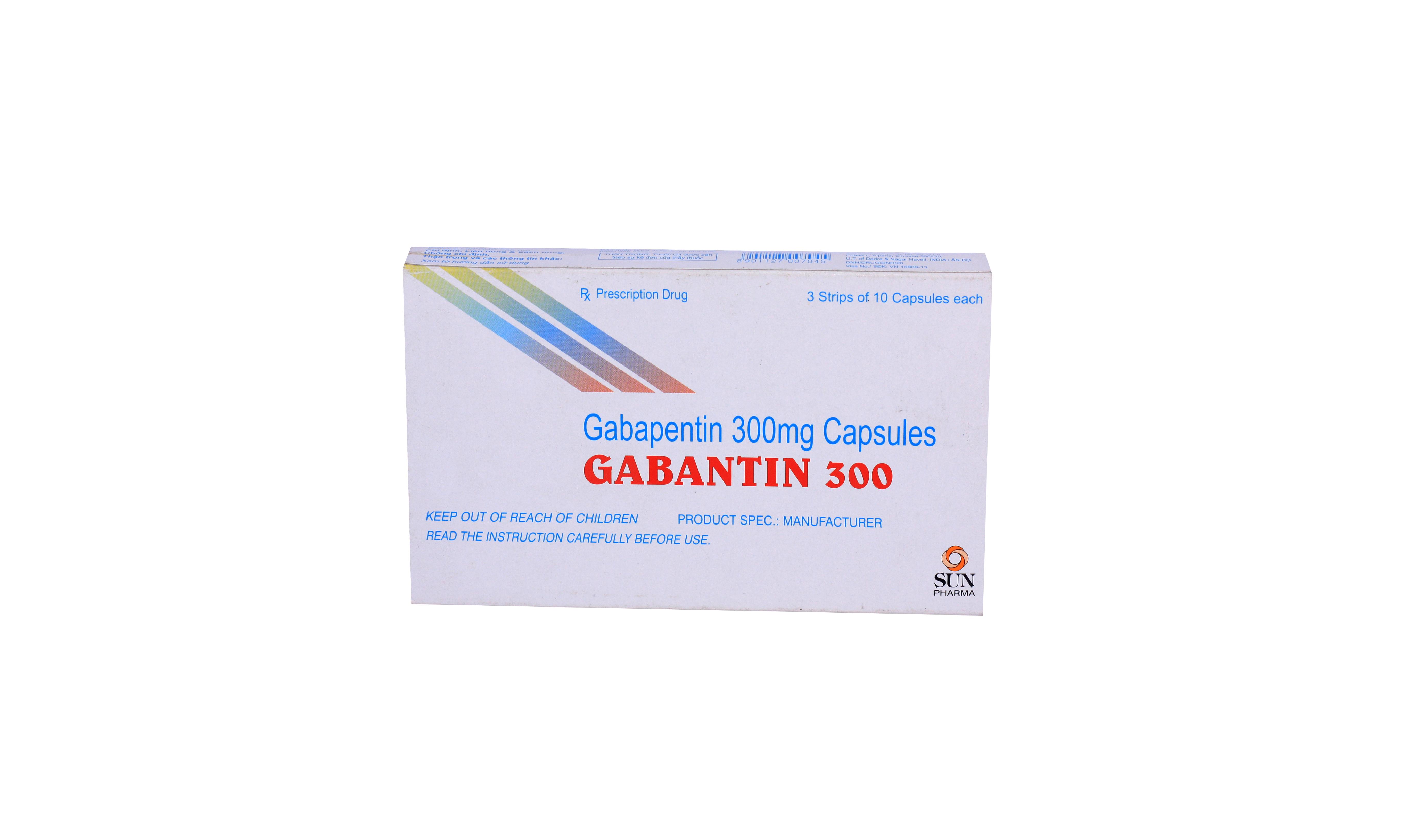 Gabantin (Gabapentin) 300mg Sun (H/30v)