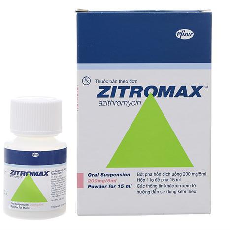 Zitromax (Azithromycin) 200mg/5ml Pfizer (C/15ml)