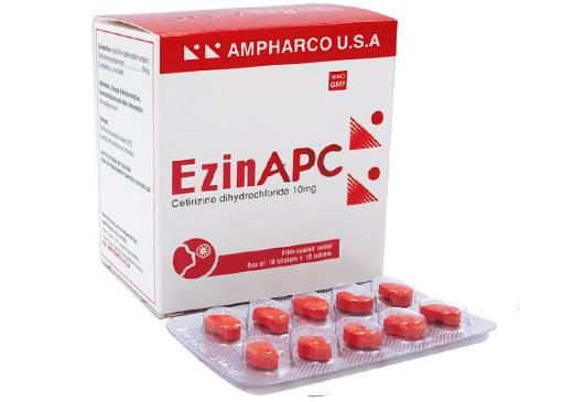 Ezinapc (Cetirizin) 10mg Ampharco (H/100v)