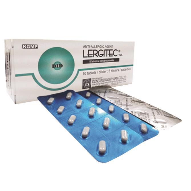 Lergitec (Cetirizine) Dong In Dang (H/50v)