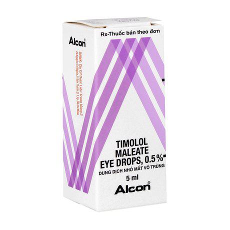 Timolol Maleate  eye 0,5% Alcon (C/5ml)