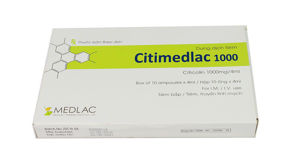 Citimedlac 1000 (Citicolin )Medlac (H/10o/4ml)