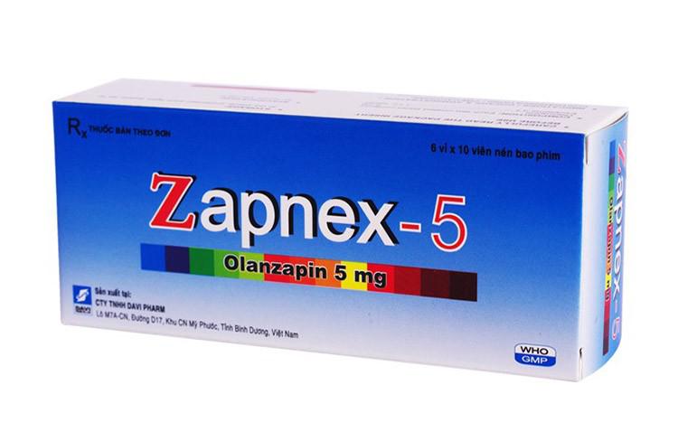 Zapnex 5mg (Olanzapine) Davipharm (H/60v)