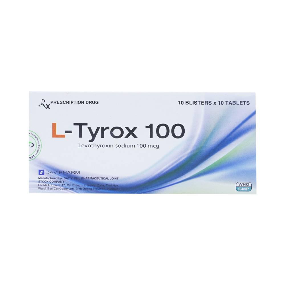 L-Tyrox 100 (Levothyroxin) Davipharm (H/100v)