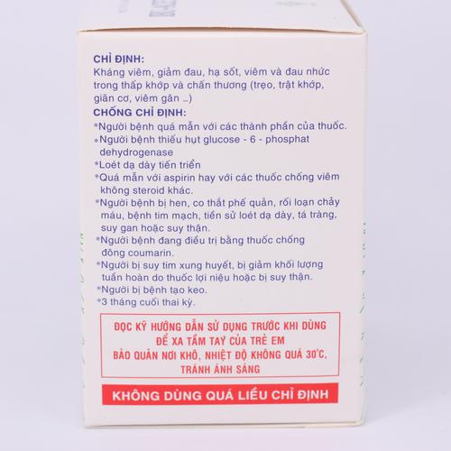 Ibu- Acetalvic (Paracetamol, Ibuprofen, Cafein) Vidipha (H/100v)