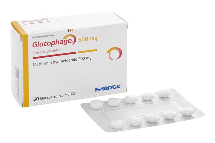 Glucophage 500mg (Metformin) Merck (H/50v)