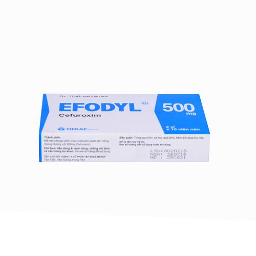 Efodyl (Cefuroxim) 500mg Merap (H/20v)