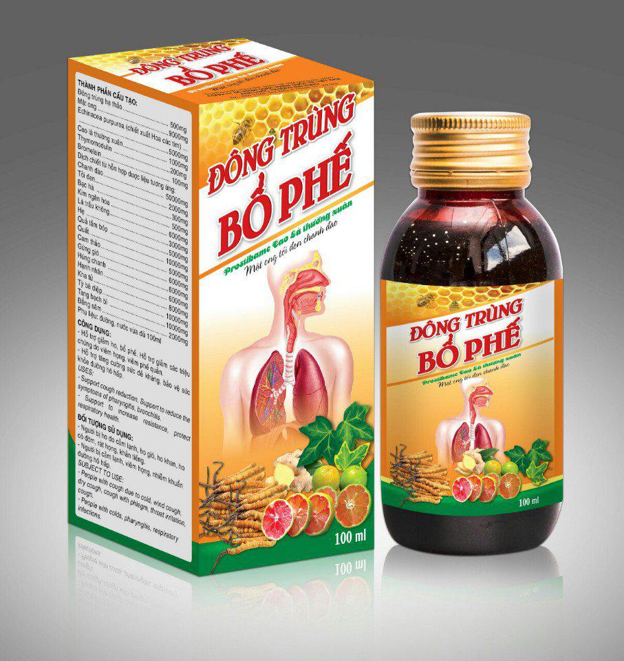 Đông Trùng Bổ Phế Hà Nội (C/100ml)-Siro
