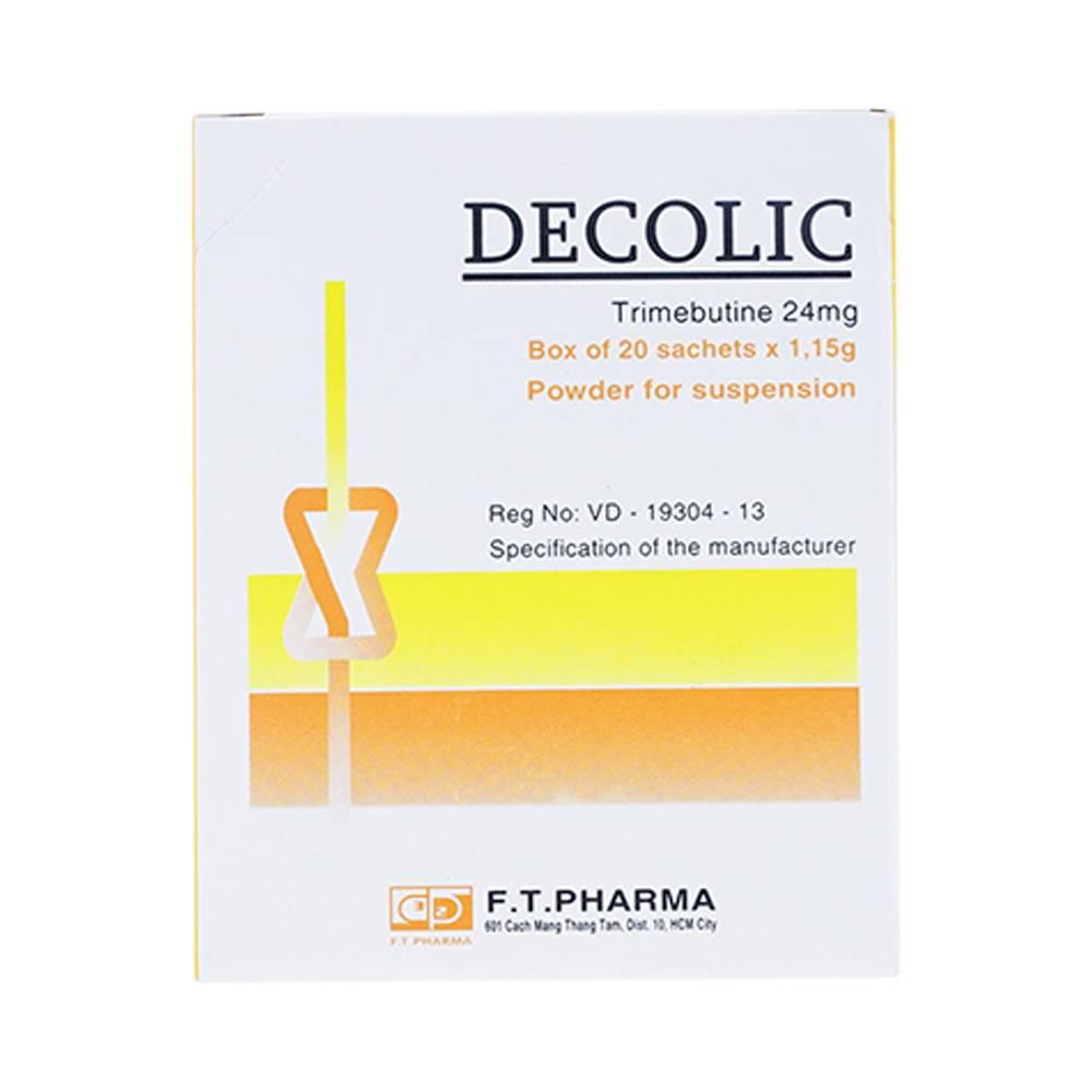 Decolic (Trimebutin) Dược Phẩm 3/2 (H/20gói)