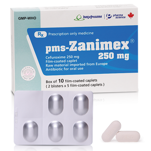 Pms-Zanimex 250mg (Cefuroxime) Imexpharm (H/10v)