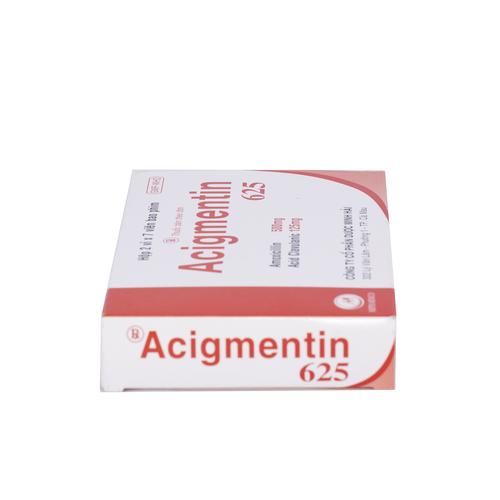 Acigmentin 625 (Amoxicillin, Acid Clavulanic) Minh Hải (H/14v)