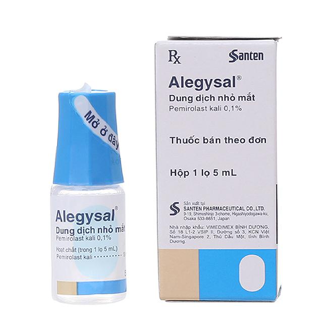 Alegysal 0.1% (Pemirolast) Santen (Chai/5ml)