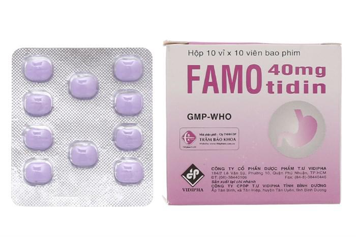 Famotidin 40mg Vidipha (H/100v)