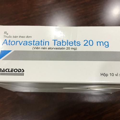 Atorvastatin Tablets 20mg Macleods (H/100v)