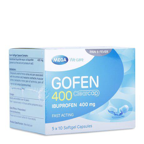 Gofen (Ibuprofen) 400mg Mega (H/50v)