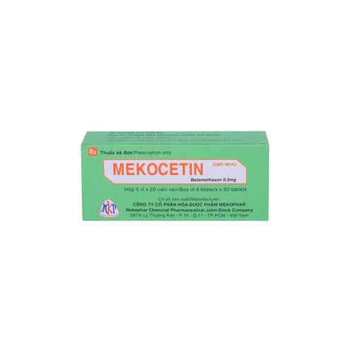 Mekocetin (Betamethason) 0.5mg Mekophar (H/100v)