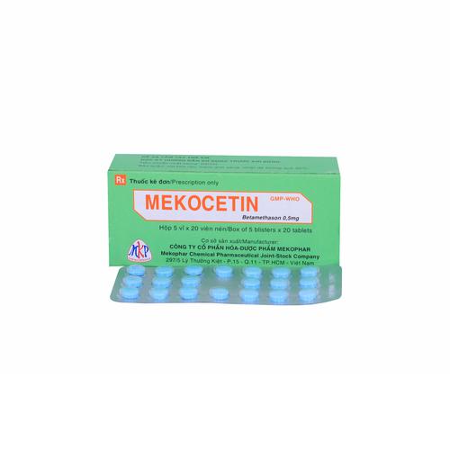 Mekocetin (Betamethason) 0.5mg Mekophar (H/100v)