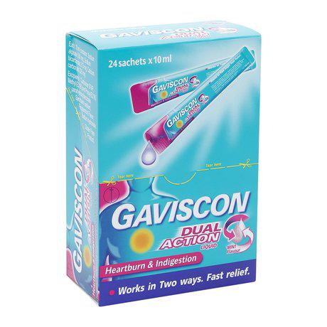 Gaviscon Dual Action Reckitt Benckiser (h/24g) (hồng)
