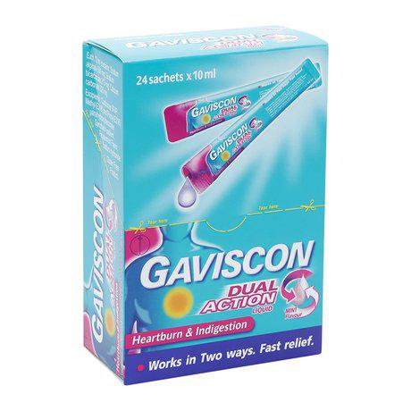 Gaviscon Dual Action Reckitt Benckiser (h/24g) (hồng)