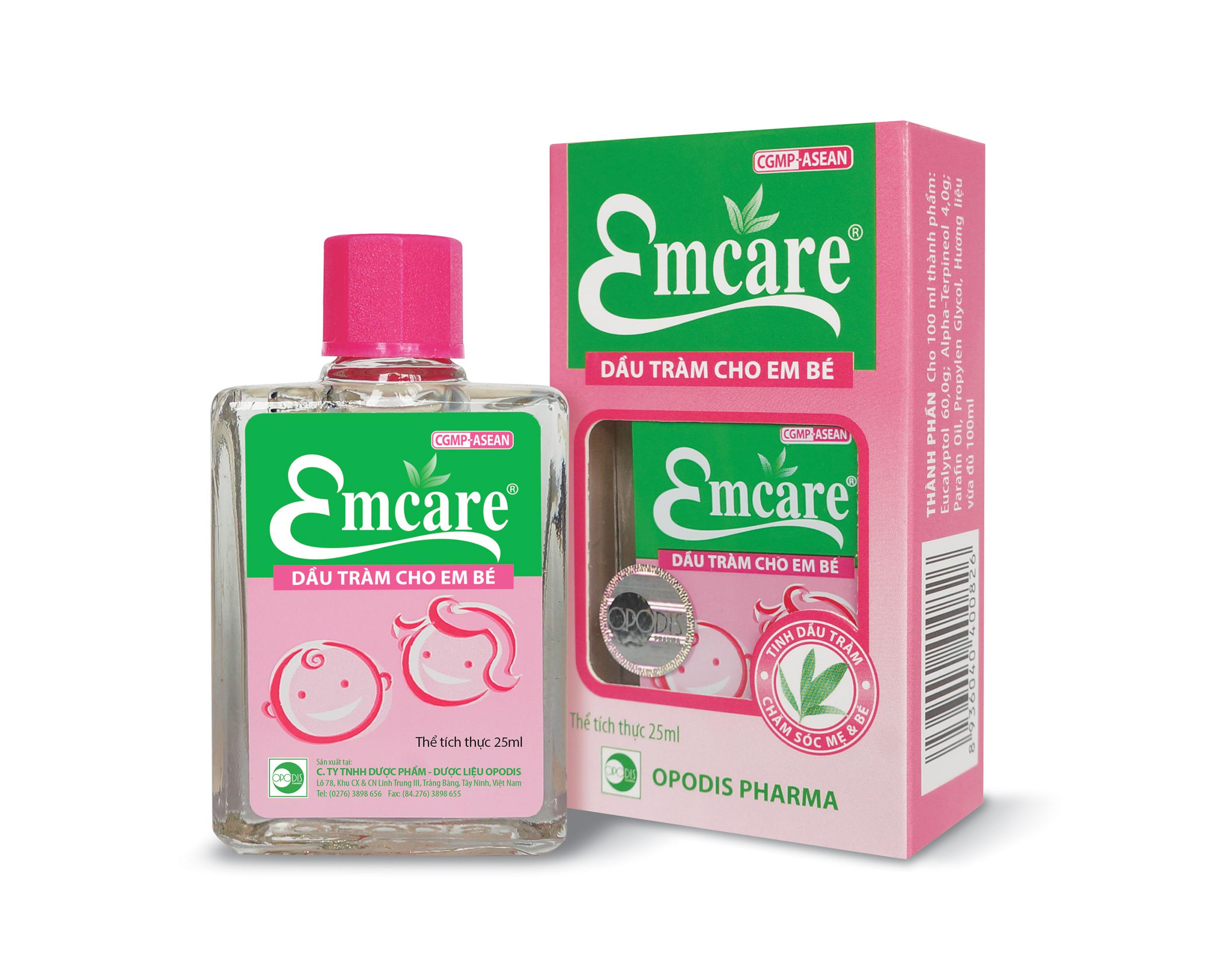 Dầu Tràm Emcare Opodis (Lốc/5chai/25ml)