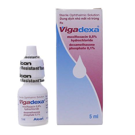 Vigadexa eye (Dexamethason, Moxifloxacin) Alcon (C/5ml)