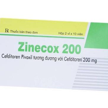 Zinecox 200 (Cefditoren) Lotus (H/20v)