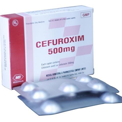 Cefuroxim 500mg Mebiphar (H/10v)