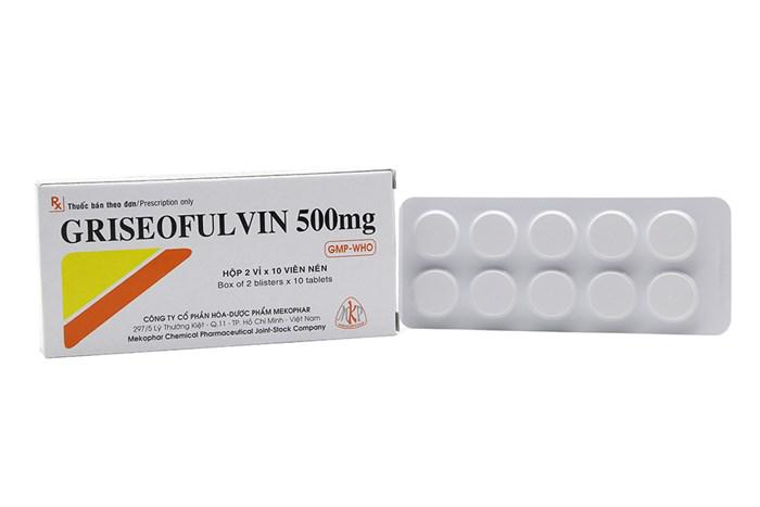 Griseofulvin 500mg Mekophar (H/20v)