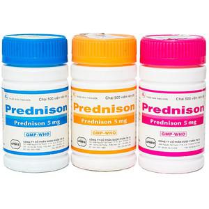 Prednison (Prednisolon) 5mg Thành Nam (C/500v)