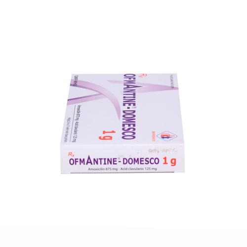 Ofmantine 1g (Amoxicillin, Acid Clavulanic) Domesco (H/14v)