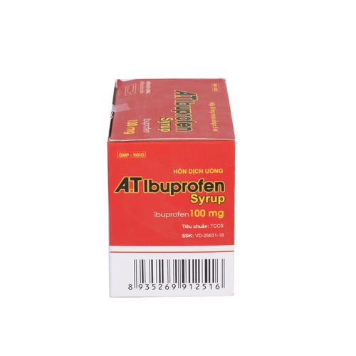 A.T (Ibuprofen) Syrup 100mg An Thiên (H/30o/5ml)