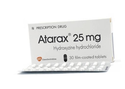 Atarax 25mg (Hydroxyzin) GSK  (H/30v)  