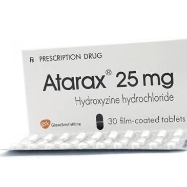 Atarax 25mg (Hydroxyzin) GSK  (H/30v)  