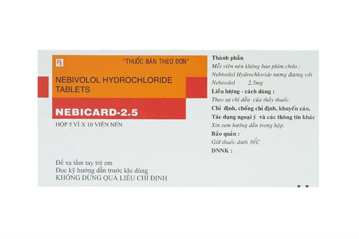 Nebicard 2.5mg (Nebivolol) Torrent (H/50v)