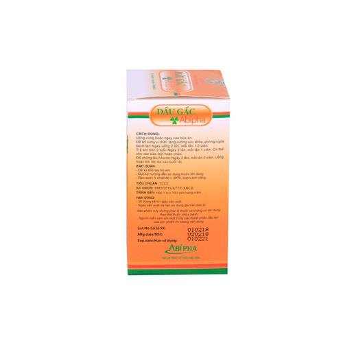 Dầu Gấc Abipha (C/100v)