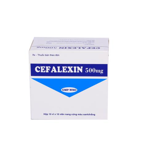 Cefalexin 500mg Tipharco (H/100v)