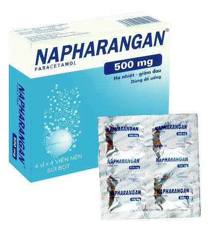 Napharangan 500 (Paracetamol) Nam Hà (H/16v)
