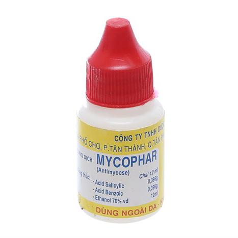 Mycophar (Salicylic Acid, Ethanol, Benzoic Acid) Nam Việt (chai /12ml)